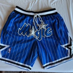 Just Don - Orlando Magic - basketball shorts.